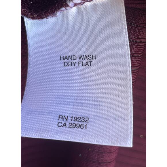 Draper's & Damon's Wine Colored Sparkly Shirt 3X - Picture 5 of 8